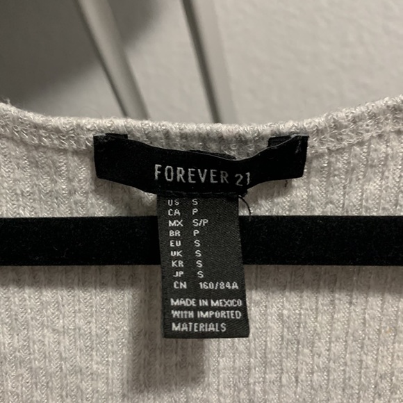 Light gray knit tank top - Picture 2 of 2